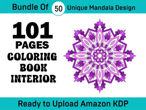101 Pages Mandala KDP Interior Vol-15