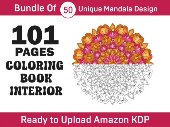 101 Pages Mandala KDP Interior Vol-6