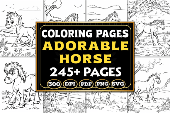 Adorable Horse Coloring Pages: A Creative, Calming, and Commercially Smart Choice for Artists & Entrepreneurs