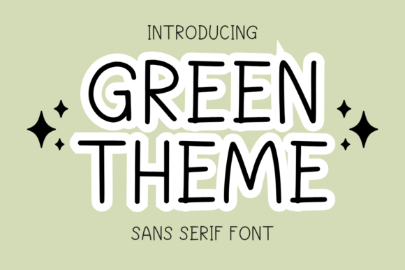 Green Theme Font: The Playful, Versatile Sans-Serif That Brings Warmth to Everyday Design