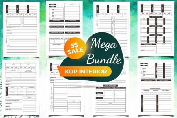KDP Interior Template Mega Bundle Vol.4: Your All-in-One Launchpad for Low-Content Publishing