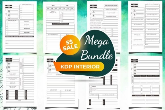 KDP Interior Template Mega Bundle Vol.6: Your All-in-One Launchpad for Low-Content Publishing