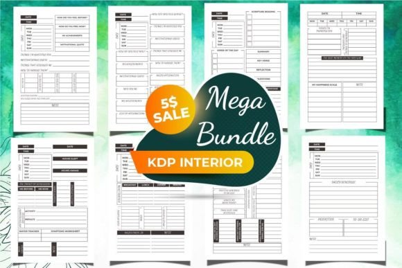 KDP Interior Template Mega Bundle Vol.7: Launch Your Low-Content Business Faster—Without Design Stress