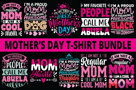 Mother’s Day T-Shirt Design Bundle