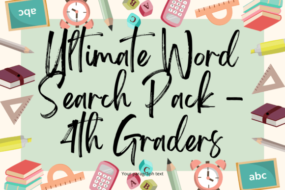 Ultimate Word Search - 4th Graders Bundle