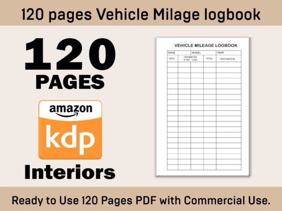 Vehicle Mileage Logbook KDP Interior V-01